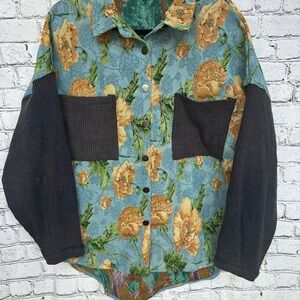 NEW POL Tapestry very oversized shacket